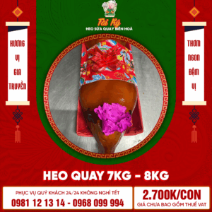 HEO LỚN QUAY NGUYÊN CON 7KG - 8KG