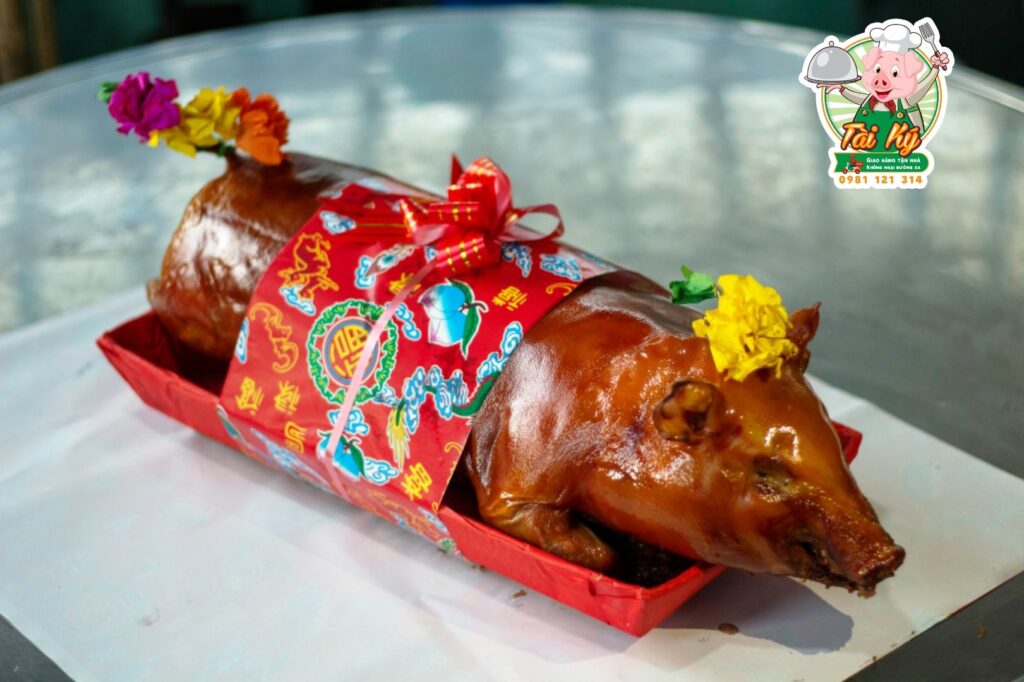 Chọn heo quay cúng thôi nôi cho ngày quan trọng của bé