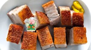 làm heo quay bằng chảo đơn giản