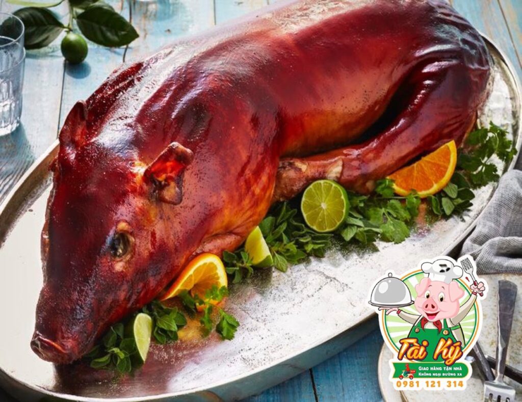 Heo quay thường xuất hiện ở tiệc nào ?