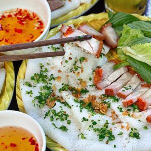 Bánh hỏi heo quay