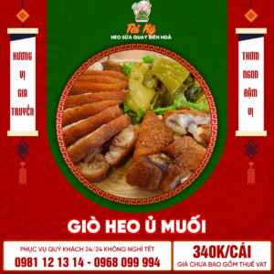Giò heo muối chiên giòn